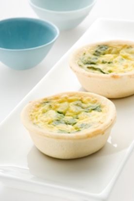 Picture of IVP Party Spinach Cheese Quiche (Box 60)