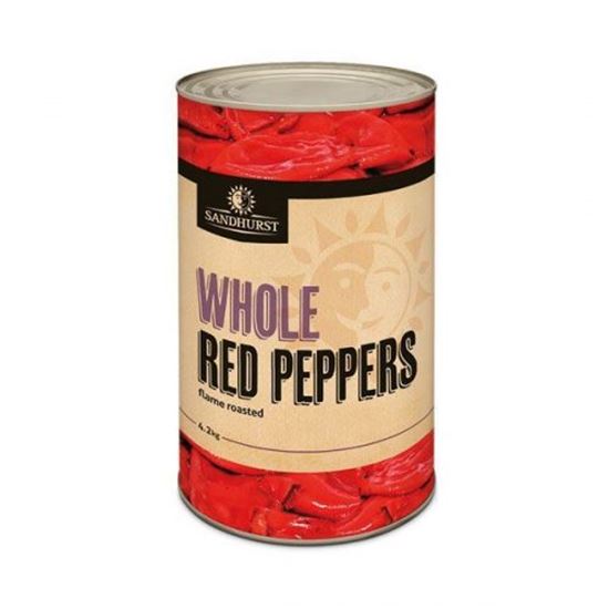 Picture of Peppers, Whole Roasted Red  4.1kg