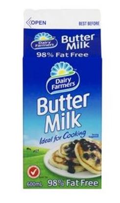Picture of Buttermilk 600ml (12) - Dairy Farmers
