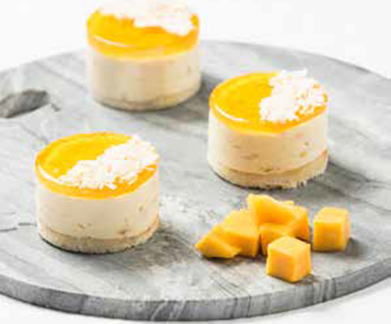 Picture of RB 3" Mango & Peach Mousse Cake