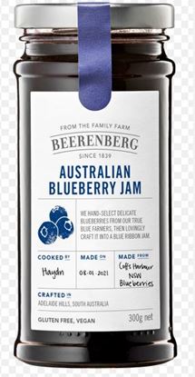 Picture of Beerenberg Blueberry Jam (GF,V) 8x300g