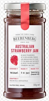 Picture of Beerenberg Stawberry Jam (GF,V) 8x300g