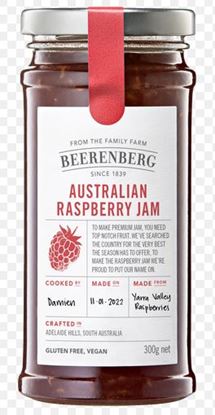 Picture of Beerenberg Raspberry Jam (GF,V) 8x300g